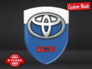 Toyota Logo Silicona Auto Máximo Resistente Elegante Pro